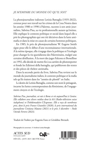 Je m'empare du monde où qu'il soit