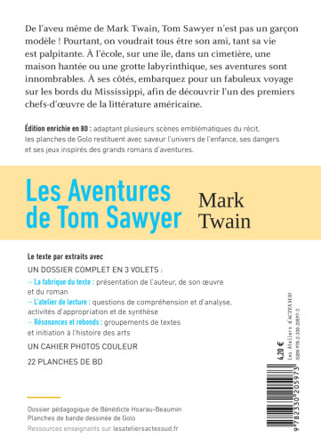 Les Aventures de Tom Sawyer (texte abrégé avec dossier pédagogique)