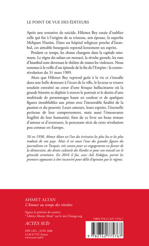 l'Amour au temps des révoltes